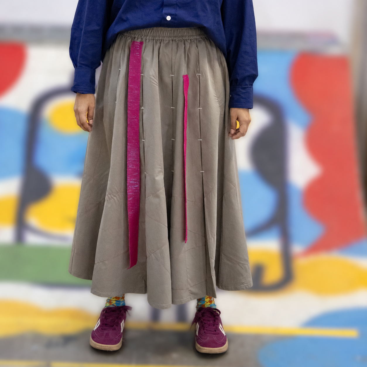 Pleated skirt