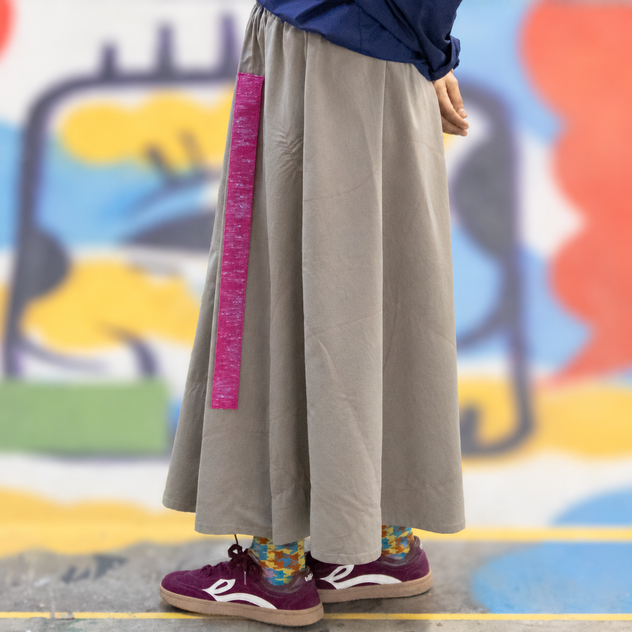 Pleated skirt