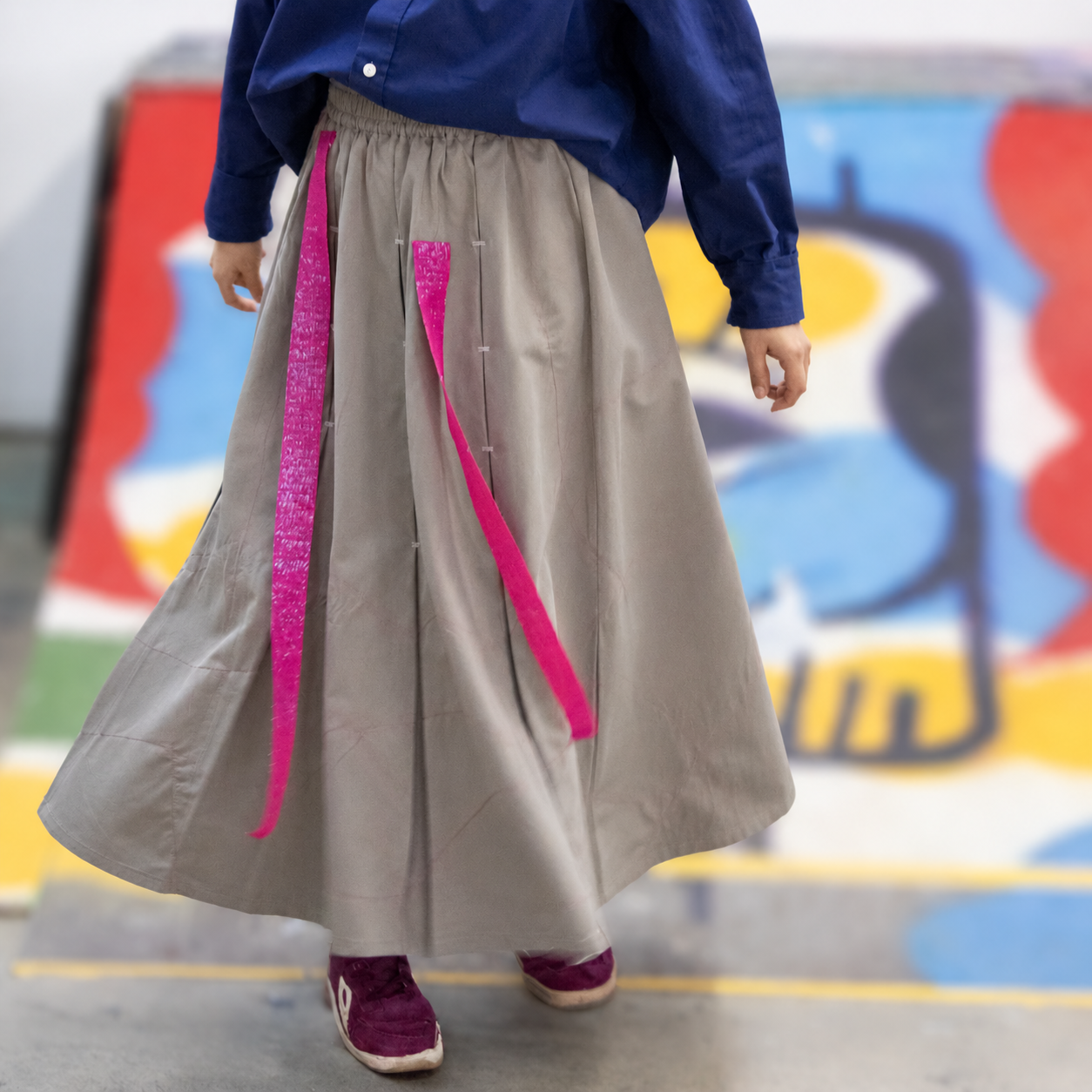 Pleated skirt