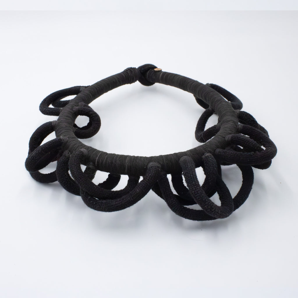 Handcrafted Plant-Dyed Cotton Necklace – Teotitlán del Valle