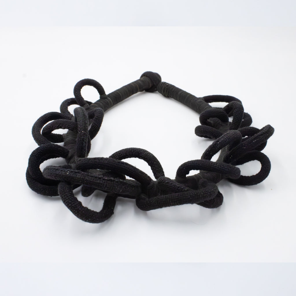 Handcrafted Plant-Dyed Cotton Necklace – Teotitlán del Valle